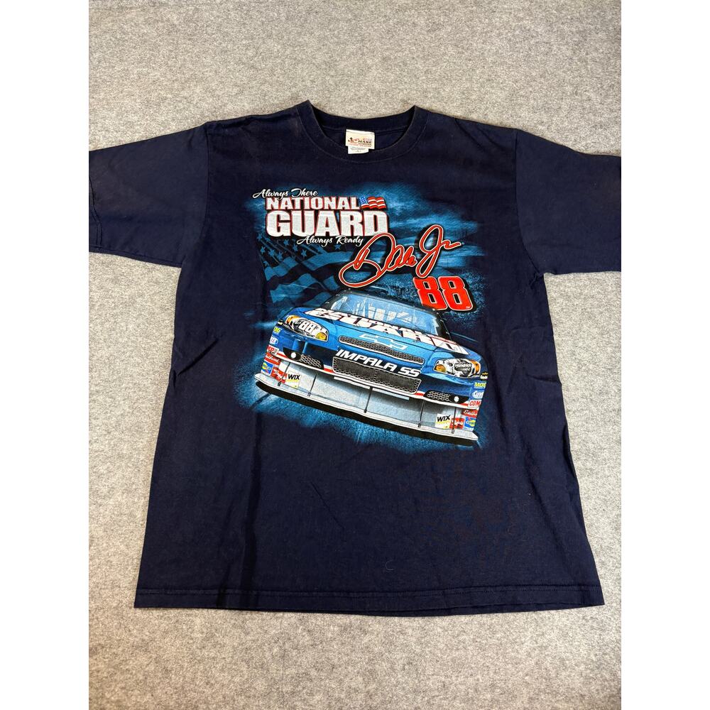 Vintage 90s Y2K Nascar Dale Earnhardt Jr Graphic Tee Mens L Racing Sportswear